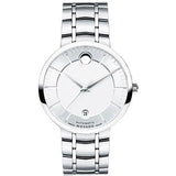 Buy Shop Movado 1881 Automatic Silver Dial Silver Steel Strap Watch for Men - 606915 USA Online