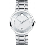 Buy Shop Movado 1881 Automatic Silver Dial Silver Steel Strap Watch for Men - 606915 USA Online