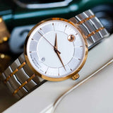 Buy Shop Movado 1881 Automatic Silver Dial Two Tone Steel Strap Watch For Men - 607063 USA Online