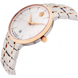 Buy Shop Movado 1881 Automatic Silver Dial Two Tone Steel Strap Watch For Men - 607063 USA Online