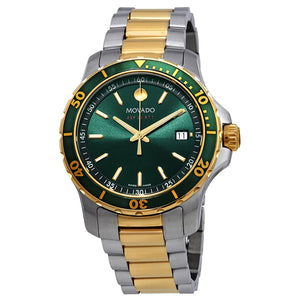 Buy Shop Movado Series 800 Green Dial Two Tone Steel Strap Watch for Men - 2600147 USA Online