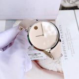 Buy Shop Movado 70th Anniversary Limited Edition White Dial White Leather Strap Watch For Women - 0607138 USA Online