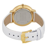 Buy Shop Movado 70th Anniversary Limited Edition White Dial White Leather Strap Watch For Women - 0607138 USA Online