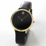 Buy Shop Movado 70th Anniversary Special Edition Black Dial 35mm Watch For Women - 0607137 USA Online