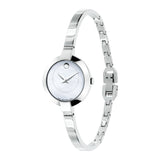 Buy Shop Movado Bela Mother of Pearl Dial Silver Steel Strap Watch For Women - 0606616 USA Online