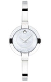 Buy Shop Movado Bela Mother of Pearl Dial Silver Steel Strap Watch For Women - 0606616 USA Online