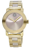 Buy Shop Movado Bold Beige Dial Two Tone Steel Strap Watch For Women - 3600640 USA Online