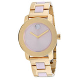 Buy Shop Movado Bold Beige Dial Two Tone Steel Strap Watch For Women - 3600640 USA Online