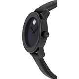 Buy Shop Movado Bold Black Dial Black Leather Strap Watch for Women - 3600483 USA Online