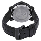 Buy Shop Movado Bold Black Dial Black Leather Strap Watch for Women - 3600527 USA Online