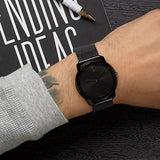 Buy Shop Movado Bold Black Dial Black Mesh Bracelet Watch For Men - 3600261 USA Online