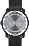 Buy Shop Movado Bold Black Dial Black Mesh Bracelet Watch For Men - 3600261 USA Online