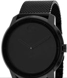 Buy Shop Movado Bold Black Dial Black Mesh Bracelet Watch For Men - 3600261 USA Online