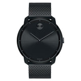 Buy Shop Movado Bold Black Dial Black Mesh Bracelet Watch For Men - 3600261 USA Online