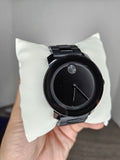 Buy Shop Movado Bold Black Dial Black Steel Strap Watch For Men - 3600047 USA Online