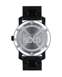 Buy Shop Movado Bold Black Dial Black Steel Strap Watch For Men - 3600047 USA Online