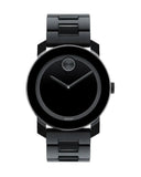 Buy Shop Movado Bold Black Dial Black Steel Strap Watch For Men - 3600047 USA Online