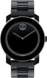 Buy Shop Movado Bold Black Dial Black Steel Strap Watch For Men - 3600047 USA Online