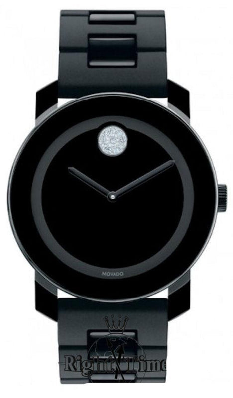 Buy Shop Movado Bold Black Dial Black Steel Strap Watch for Men - 3600102 USA Online