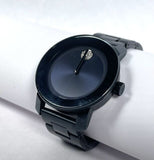Buy Shop Movado Bold Blue Dial Blue Steel Strap Watch For Women - 3600388 USA Online