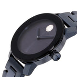 Buy Shop Movado Bold Blue Dial Blue Steel Strap Watch For Women - 3600388 USA Online