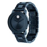 Buy Shop Movado Bold Blue Dial Blue Steel Strap Watch For Women - 3600388 USA Online