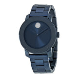 Buy Shop Movado Bold Blue Dial Blue Steel Strap Watch For Women - 3600388 USA Online