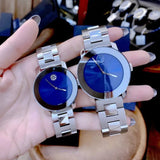 Buy Shop Movado Bold Blue Dial Silver Steel Strap Watch for Women - 3600396 USA Online