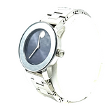 Buy Shop Movado Bold Blue Dial Silver Steel Strap Watch for Women - 3600396 USA Online