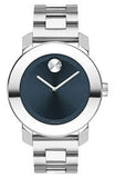 Buy Shop Movado Bold Blue Dial Silver Steel Strap Watch for Women - 3600396 USA Online