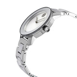 Buy Shop Movado Bold Ceramic Silver Dial Silver Steel Strap Watch for Women - 3600638 USA Online