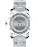 Buy Shop Movado Bold Crystal Dot Silver Dial Silver Steel Strap Watch For Women - 3600334 USA Online