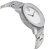 Buy Shop Movado Bold Crystal Dot Silver Dial Silver Steel Strap Watch For Women - 3600334 USA Online