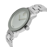 Buy Shop Movado Bold Crystal Dot Silver Dial Silver Steel Strap Watch For Women - 3600334 USA Online