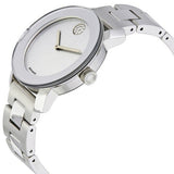 Buy Shop Movado Bold Crystal Dot Silver Dial Silver Steel Strap Watch For Women - 3600334 USA Online
