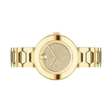 Buy Shop Movado Bold Crystal Gold Dial Gold Steel Strap Watch For Women - 3600492 USA Online