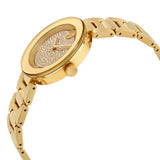 Buy Shop Movado Bold Crystal Gold Dial Gold Steel Strap Watch For Women - 3600492 USA Online