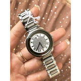 Buy Shop Movado Bold Crystal Pave Silver Dial Silver Steel Strap Watch for Women - 3600254 USA Online