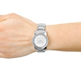 Buy Shop Movado Bold Crystal Pave Silver Dial Silver Steel Strap Watch for Women - 3600254 USA Online