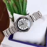 Buy Shop Movado Bold Crystal Pave Silver Dial Silver Steel Strap Watch for Women - 3600254 USA Online