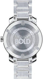 Buy Shop Movado Bold Crystal Pave Silver Dial Silver Steel Strap Watch for Women - 3600254 USA Online