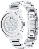 Buy Shop Movado Bold Crystal Pave Silver Dial Silver Steel Strap Watch for Women - 3600254 USA Online