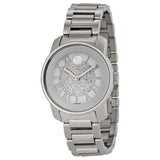 Buy Shop Movado Bold Crystal Pave Silver Dial Silver Steel Strap Watch for Women - 3600254 USA Online