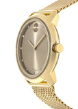 Buy Shop Movado Bold Diamonds Gold Dial Gold Mesh Bracelet Watch For Men - 3600460 USA Online