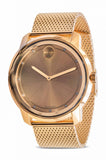 Buy Shop Movado Bold Diamonds Gold Dial Gold Mesh Bracelet Watch For Men - 3600460 USA Online