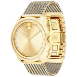 Buy Shop Movado Bold Diamonds Gold Dial Gold Mesh Bracelet Watch For Men - 3600460 USA Online