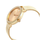 Buy Shop Movado Bold Gold Dial Gold Mesh Bracelet Watch for Women - 3600242 USA Online