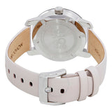 Buy Shop Movado Bold Glitter Silver Dial Pink Leather Strap Watch For Women - 3600522 USA Online