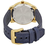 Buy Shop Movado Bold Gold Dial Blue Leather Strap Watch For Men - 3600469 USA Online