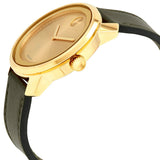Buy Shop Movado Bold Gold Dial Blue Leather Strap Watch For Men - 3600469 USA Online